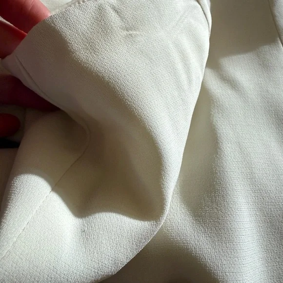 Rare Vintage Women’s white High-Waisted Ponte Pants Sz 27”slight flare - Picture 10 of 15